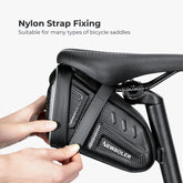 Waterproof Bicycle Saddle Bag with Reflective Strips